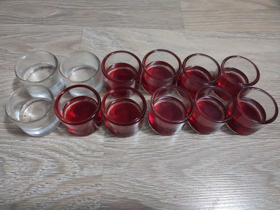 12 suporți de lumânare tip pastilă