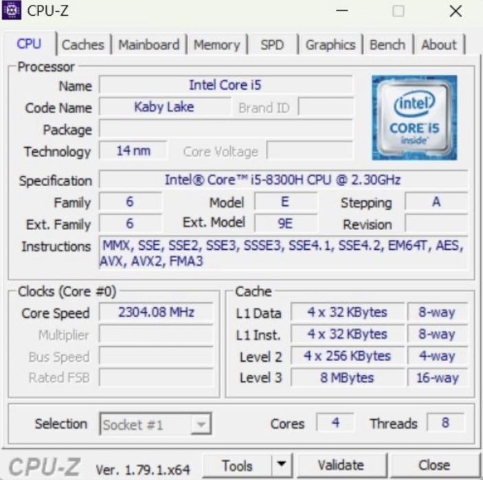 Laptop msi i5 8300h, gtx 1050ti 4 gb, 16GB RAM, ssd