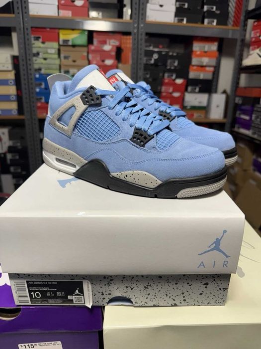 % 5LEI LIVRARE % Nike Air Jordan 4 University Blue Editie Limitata