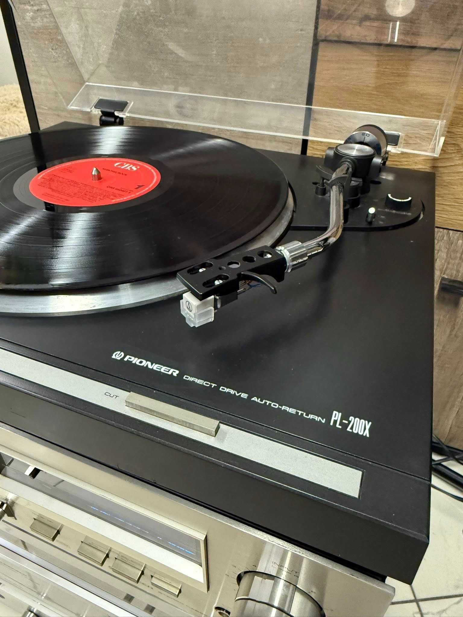 Ретро аудио система сет PIONEER - усилвател, дек, тунер и грамофон