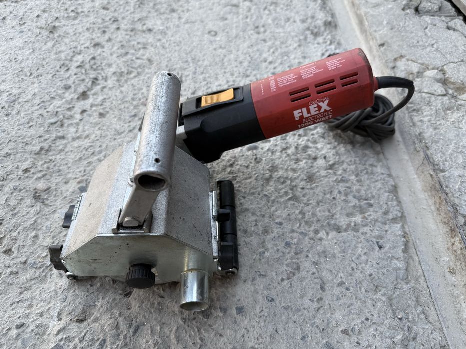 * FLEX Сатинировальная Брашировальная барабанная шлиф машинка GERMANY