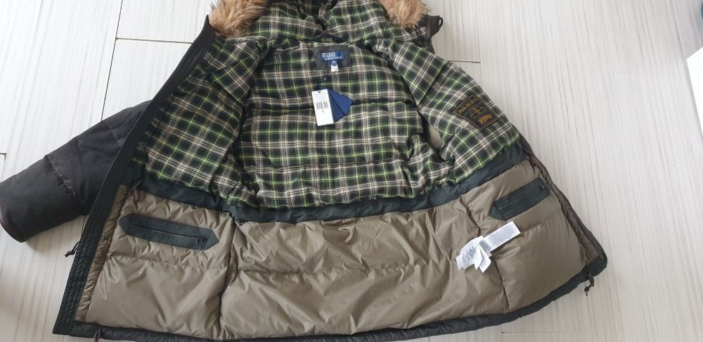 POLO Ralph Lauren Himal Down Wax Parka  M НОВО ОРИГИНАЛ! Мъжко пух яке