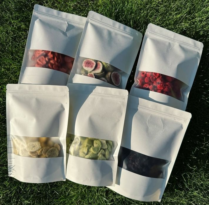 Сублимированные мороженое и фрукты