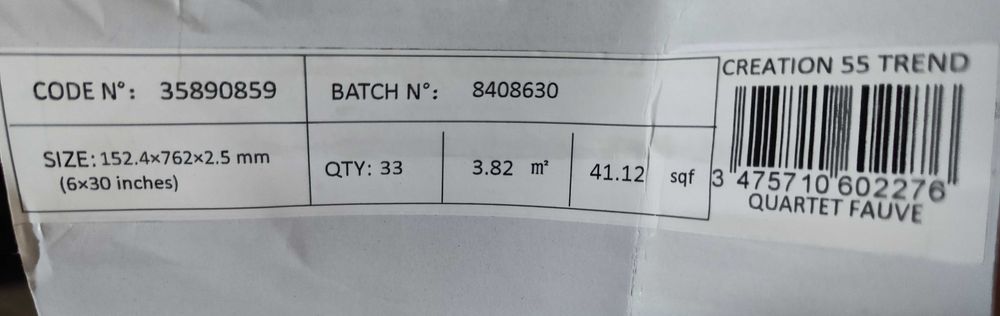 Parchet/Pardosea LVT Gerflor Creation 55