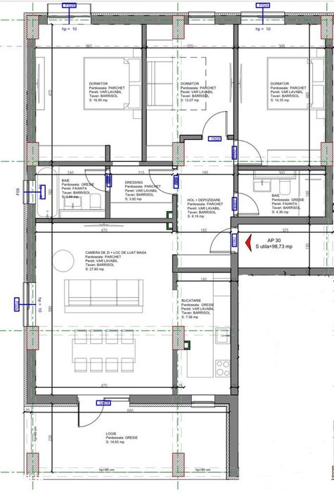 Nautica Residence XV - Baba Novac-LIDL - 115 mp utili