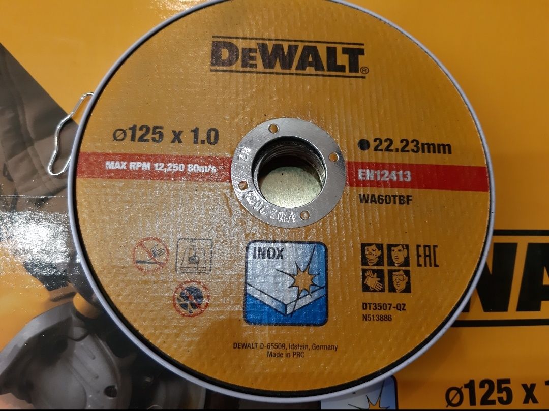 DeWALT Диск за ъглошлайф 125мм /10бр.