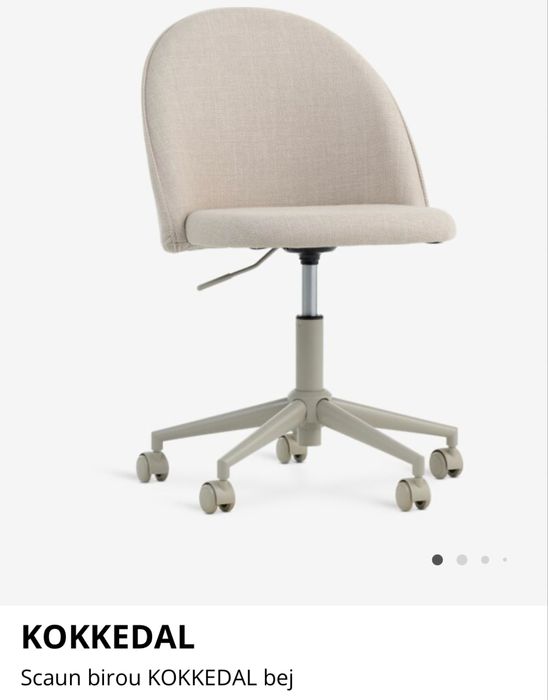 Scaun birou KOKKEDAL bej