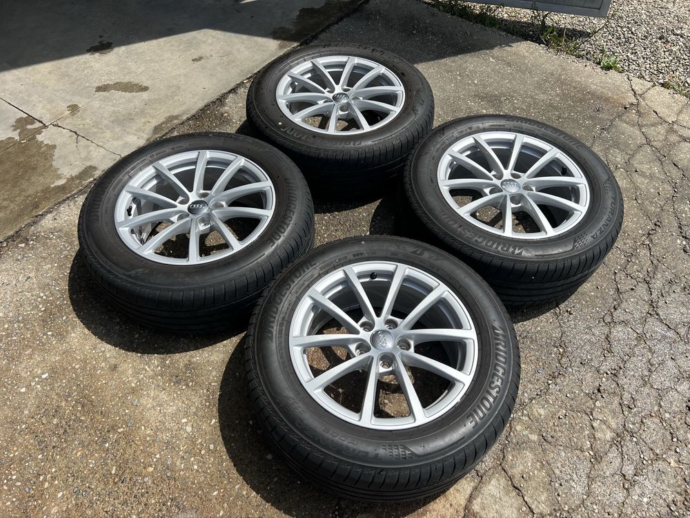 Set jante aliaj 5x112 Audi A6 C8 225/60/R17 anvelope vara 2020