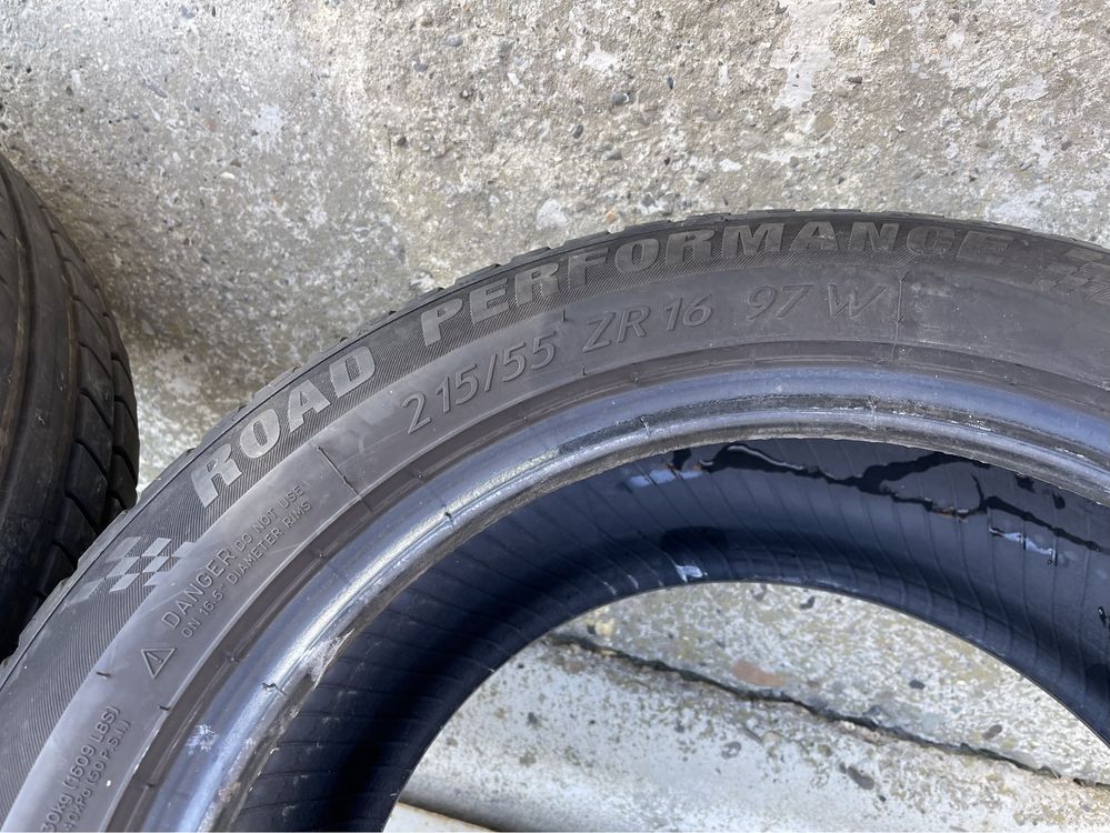 Set 4 anvelope 215 55 R16 97W vara GoodYear + Kormoran