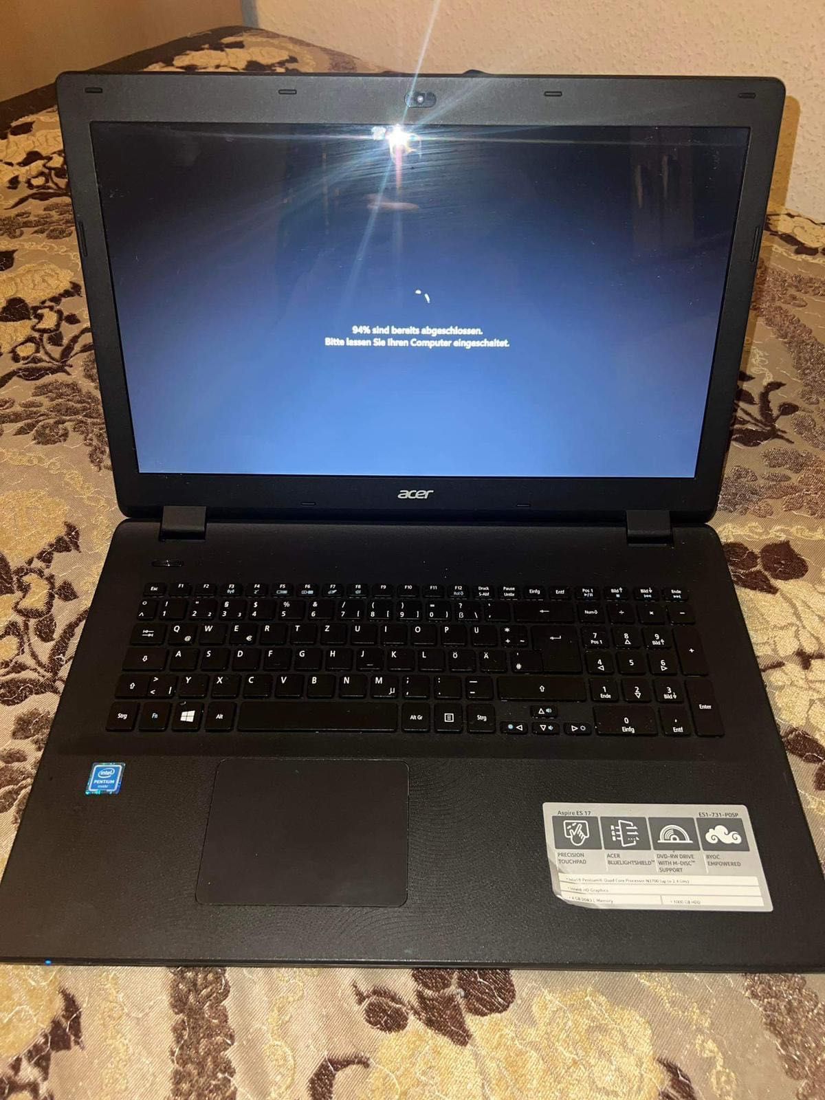 Laptop Aspire ES 17