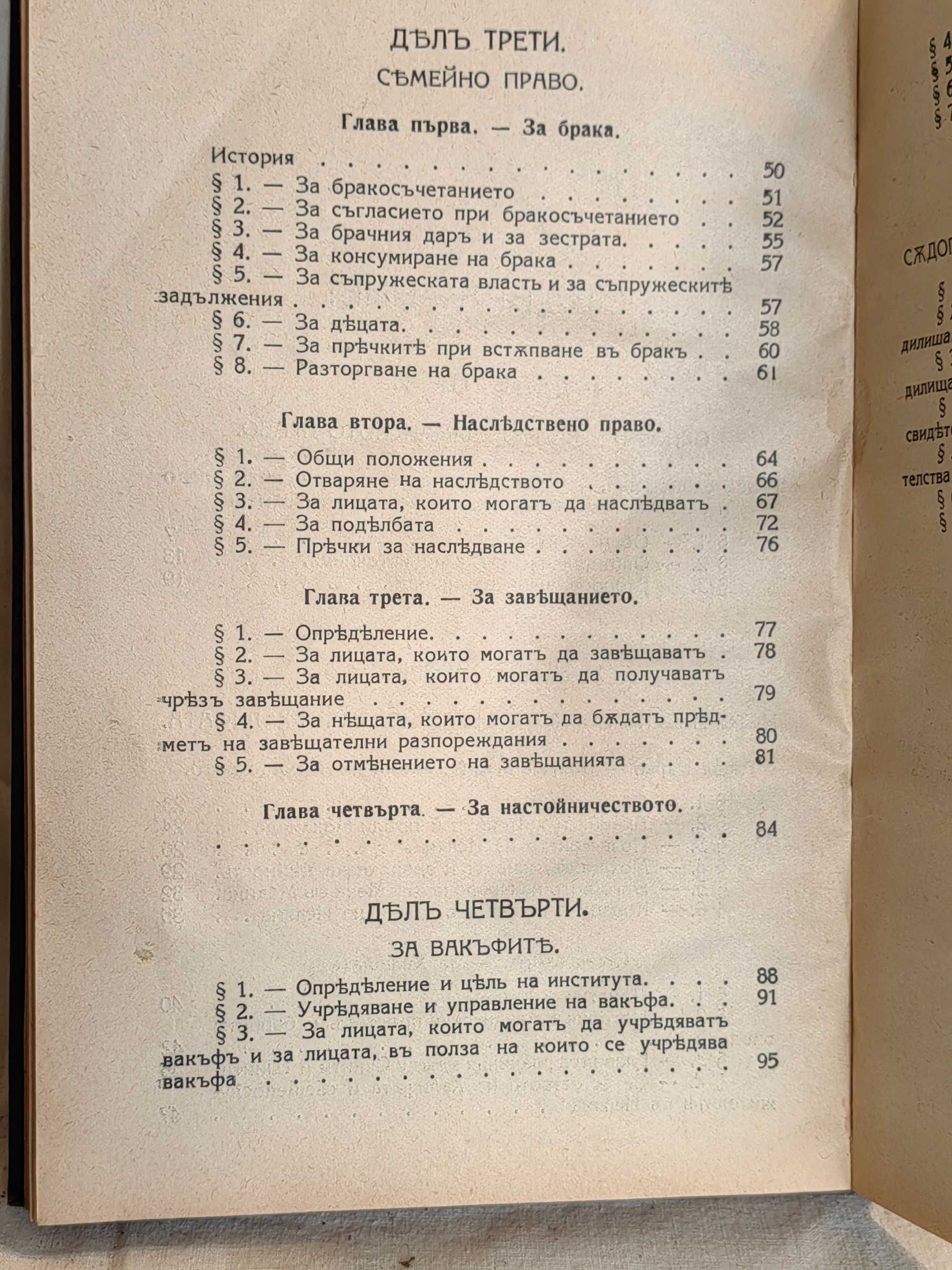 Антикварна Книга Мюсюлманско Право 1924 от Гълъб Гълъбов