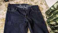 Джинсовые брюки мужские,темно-синие,36 размер,длинные,на рост 190.