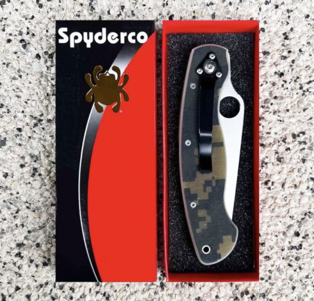 сгъваем нож SPYDERCO CPM S30V MILITARY тактически USA джобен нож