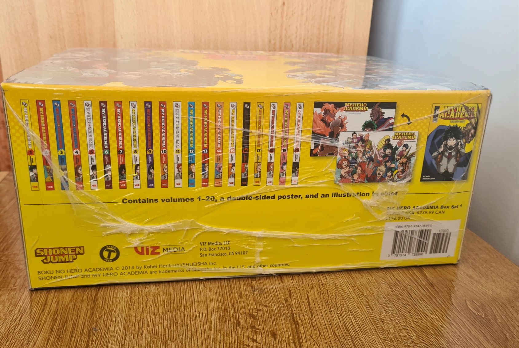 My Hero Academia manga Box Set 1 sigilat