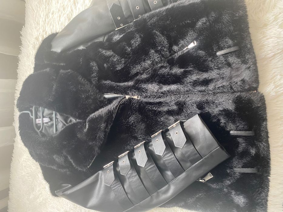 Дамако яке!Кожа с пух