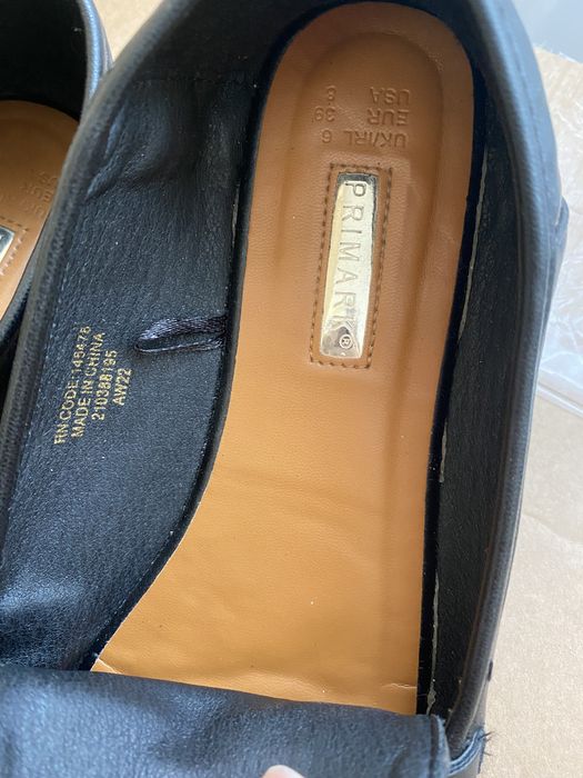 Mocasini piele 39 negri