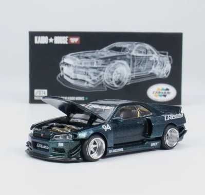 Nissan Skyline GTR R34 | Kaido House 1:64 | Премиальная модель