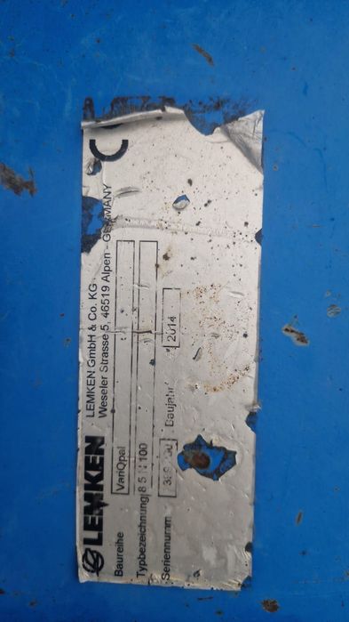 Lemken Variopal 8 N 100 5+1 2014