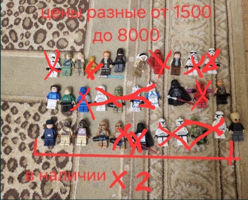 Продам или поменяю фигурки и наборы лего стар варс
