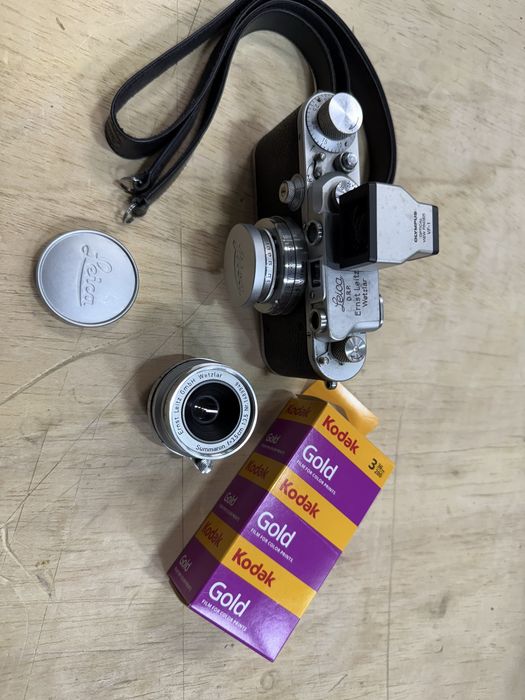 Leca IIIb + Summaron 35mm f3.5 + Sumar 50mm f2