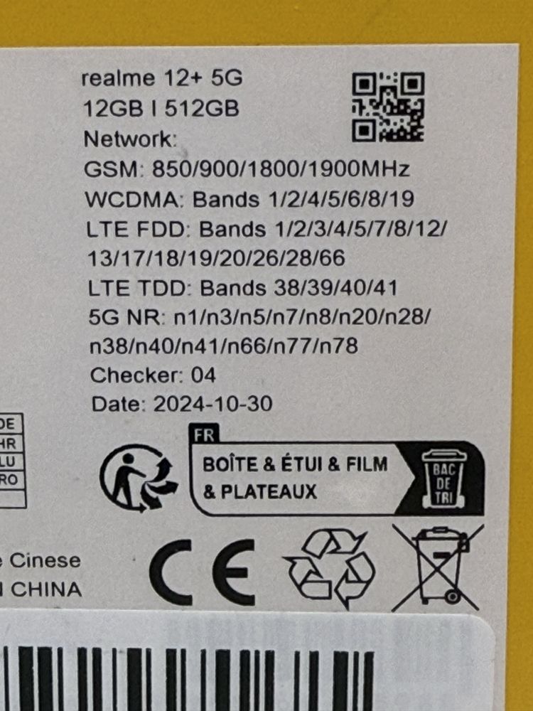 Realme 12+ 5G 12/512gb sigilat !