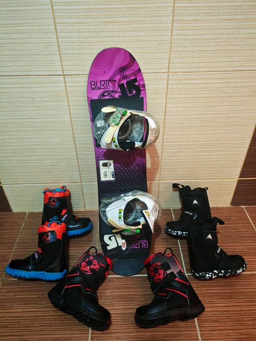 Placa snowboard Burton 80cm +boots Burton+legaturi burton