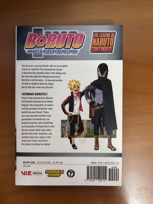 Manga Boruto Naruto next generation volumul 1 in stare perfecta