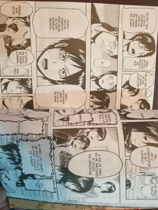 Atacul titanilor omnibus 1, 2 și 3 manga în română