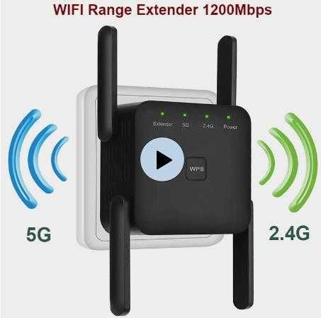 Усилитель Wi-Fi AC1200, 5 ГГц, Мбит/с, 802.11N