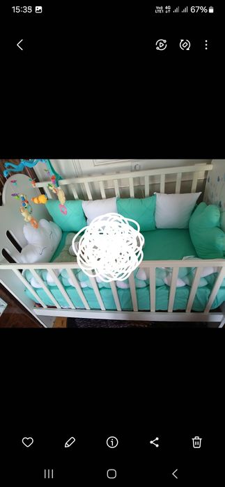 Кроватка бортики Сатылады