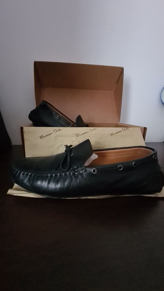 Pantofi /Mocasini Massimo Dutti autentici din piele naturala