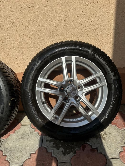 Jante 5x112 VW skoda seat audi R16 anvelope iarna ca noi continental