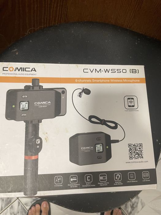 microfon wireless profesional Comica CVM-WS50(B)