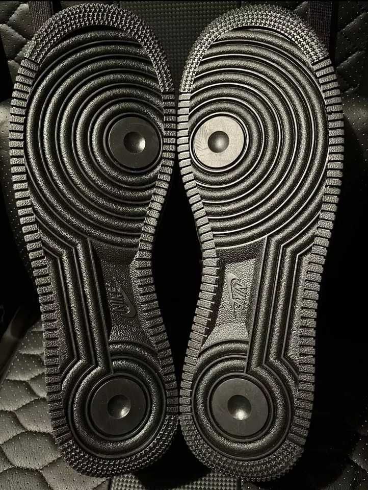 Найк/Nike Air Force 1 Triple Black 36,37,38,39,40,41,42,43,44,45,46,47