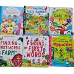 Lot 6 cărți educative tip „lift-the-flap” copii – Usborne, engleza