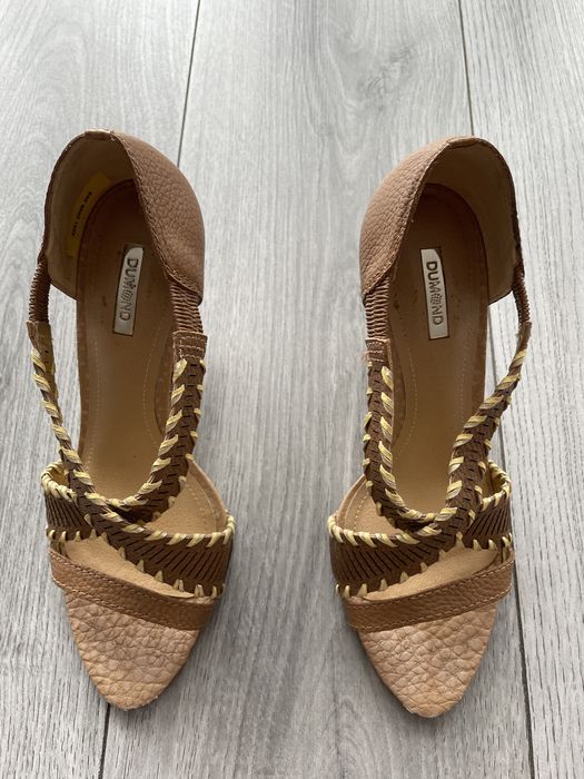 Vand sandale piele cu toc