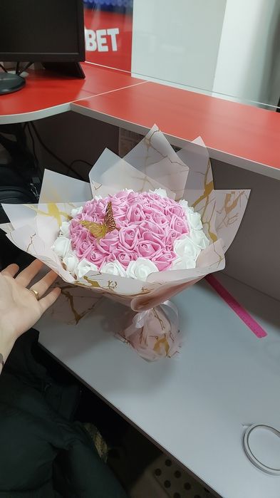 Buchete flori de săpun.