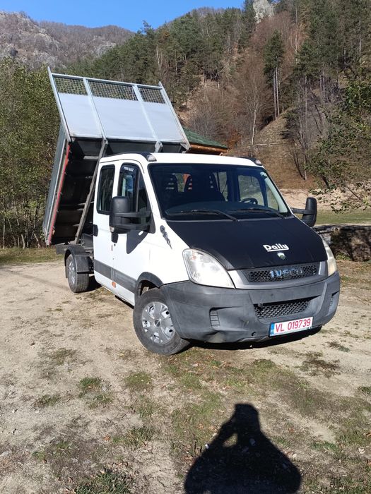 Iveco daily doka 6 locuri si bena basculabila cu klima, carte RAR