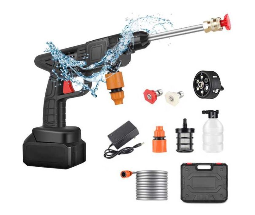 Aparat spalat cu presiune 90 bar, fara baterie, negru