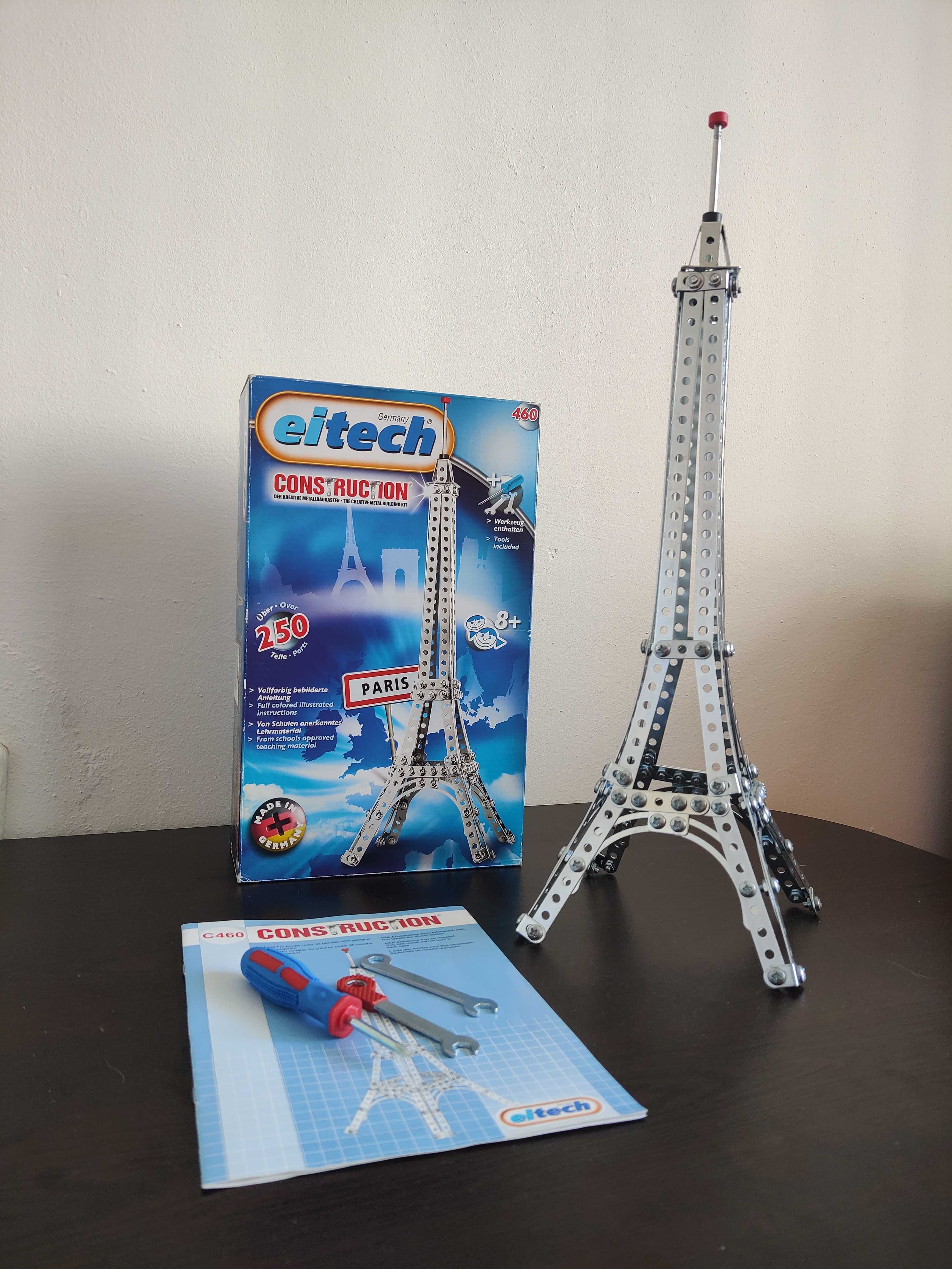 Метален конструктор Eitech - Айфеловата кула 250 части, 45 см