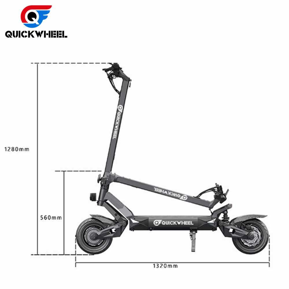 Електрическа тротинетка скутер 72V 2*1500W с два мотора