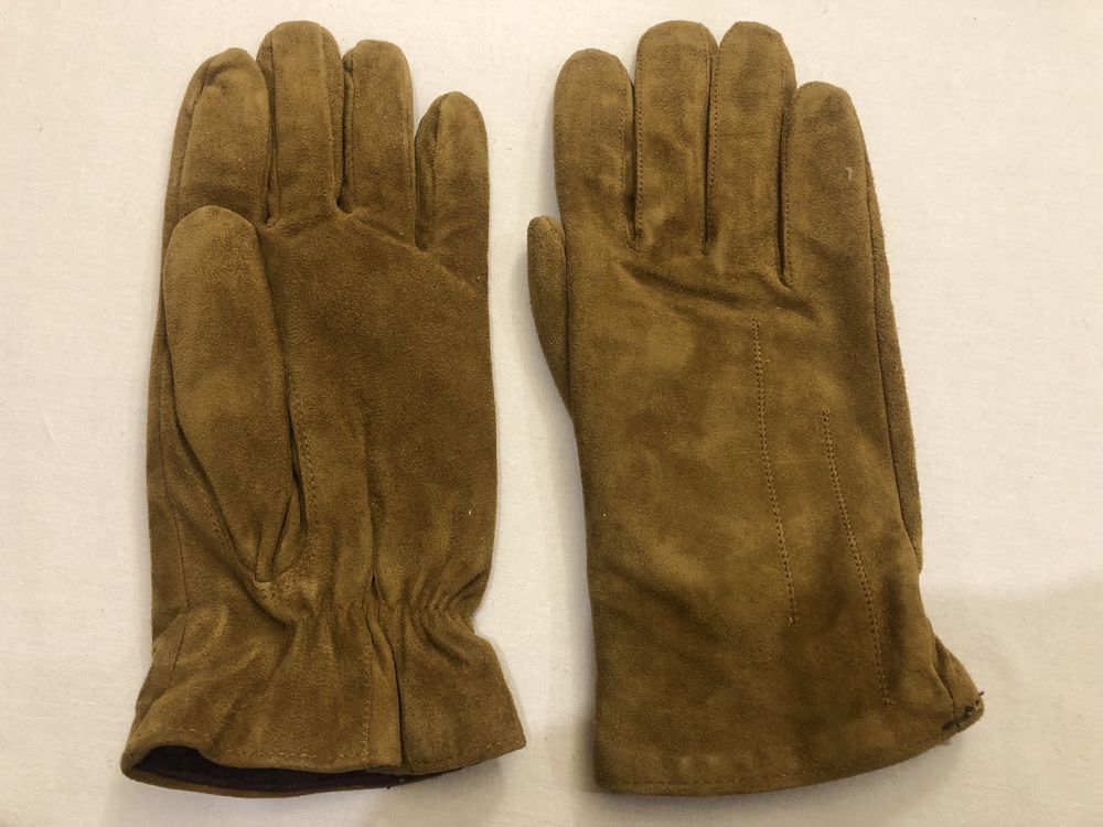 Перчатки НОВЫЕ из натуральной кожи и замши 1975 года