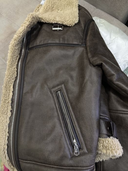 Стильная  женская дубленка Bershka