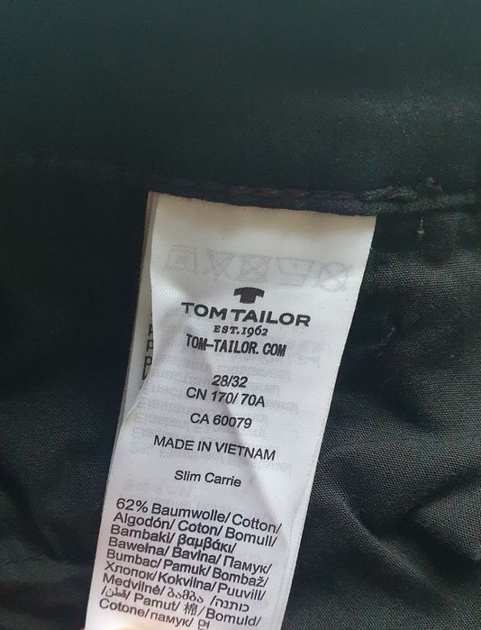 Blugi Tom Tailor Noi  - Carrie Slim Stretch Black Coated - mărimea 38