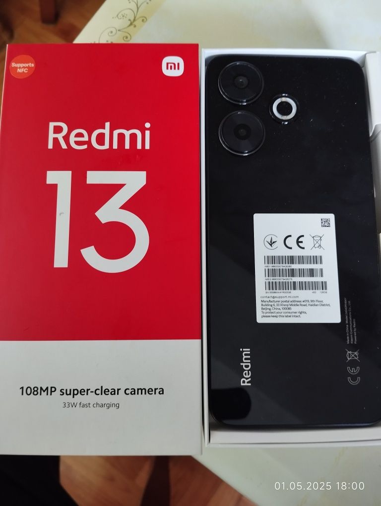 XIAOMI.  REDMI 13.  Нов телефон с гаранция .