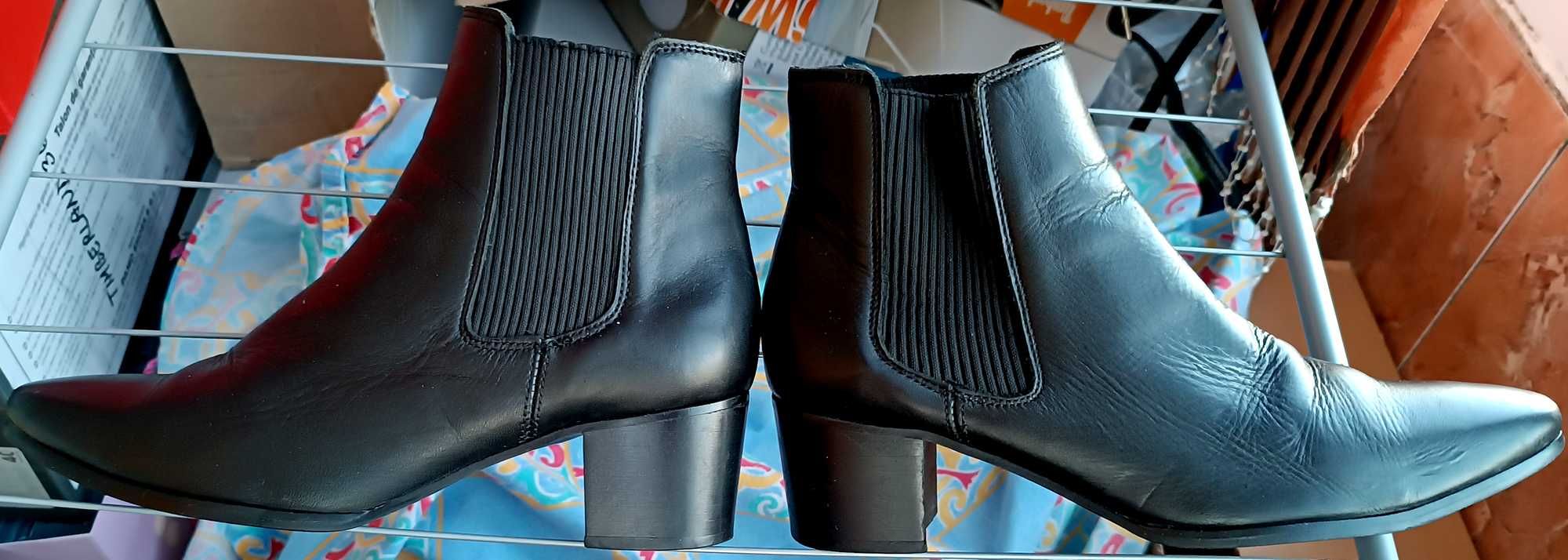 Botine elegante pentru femei din piele naturală mărimea 38