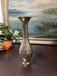 AP196 Vaza de bronz de 25cm inaltime 7cm diametru buzei de sus 441g