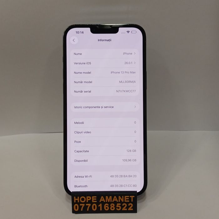 Hope Amanet P1/ iPhone 13 Pro Max 128 GB 78% Baterie #37196