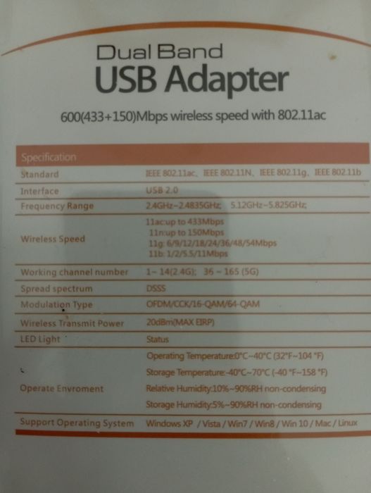USB adapter WiFi