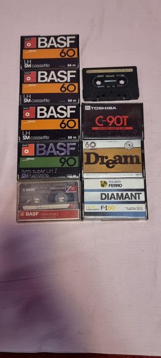 Casete audio Basf,Agfa superferro